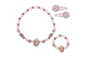 Luovat leikit - Little Dutch Wooden Jewelry Set Strawberry 4-piece. - 126213