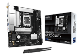 Emolevy - ASRock B860M Rock WiFi Emolevy - Intel B860 - Intel LGA1851 - DDR5 RAM - Micro-ATX - 90-MXBU60-A0UAYZ