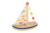 Ulkoleikit - Small Foot - Wooden Sailing Boat Pacific Ocean - 12824