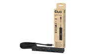 Telakointiasemat - Club 3D - docking station - USB-C - HDMI - 1GbE - CSV-2555
