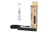 Telakointiasemat - Club 3D CSV-2555 7‑in‑1 USB‑C to HDMI Hub 4K60Hz PD 3.1 140W 1m - CSV-2555
