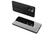 Puhelin - Kannet ja kotelot - Hurtel Clear View Case for Xiaomi Redmi Note 12 Pro / Poco X5 Pro 5G Flip Cover Black - 9145576276044