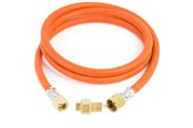 Grillit ja tarvikkeet - Meva Connection reduction to tourist gas cylinder G 3/8" L - 7/16" hose 1.5m - 8590584475414