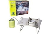Grillit ja tarvikkeet - Meva Camping Gas Camping Stove SINGLE DELUXE 5kW - 8590584573738