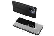 Puhelin - Kannet ja kotelot - Hurtel Clear View Case cover for Xiaomi Redmi 11A / Poco C55 / Redmi 12C Flip Case Black - 9145576275986