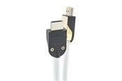 Näyttökaapeli - Supra HDMI  2.1 - 3m - Valkoinen - 8K - Kaapeli irrotettavalla liitinkotelolla - 1001102423