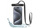 Puhelin - Muut lisävarusteet - Tech-Protect  UWC7 Universal Waterproof Cover for Smartphones up to 6.9" - Black - 6216990212710