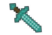 Leluaseet - Jakks DISGUISE Minecraft vaahtomuovimiekka - 700910