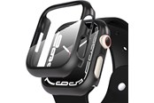 Puhelintarvikkeet - Näytönsuojat - Tech-Protect Defense360 Case for Apple Watch 7 / 8 / 9 (45 mm) - Black - 9589046918575