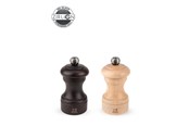 Keittiötarvikkeet - Peugeot Bistro Set of Manual Salt and Pepper Mills in Wood Chocolate and Natural 10 cm - 2/2259400