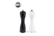 Keittiötarvikkeet - Peugeot Tahiti Set of Manual Salt and Pepper Mills in Wood Black and White 20cm - 2/2427700