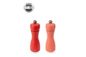 Keittiötarvikkeet - Peugeot Tahiti duo Set of Manual Salt and Pepper Mills in Wood Brick Red & Flame Red 15cm - 2/4297400