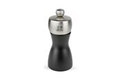 Keittiötarvikkeet - Peugeot Fidji Salt Mill in Wood and Stainless Steel Black 12 cm - 2129000