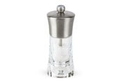 Keittiötarvikkeet - Peugeot Ouessant Salt Mill in Stainless Steel and Acrylic 14 cm - 2904300