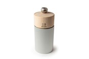Keittiötarvikkeet - Peugeot Line Salt Mill in Aluminium and Wood Natural 12cm - 3989900