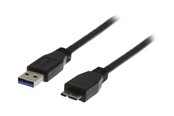 USB kaapelit - Deltaco USB3-005 - USB cable - USB Type A to Micro-USB Type B - 50 cm - USB3-005S
