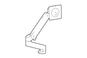 Näytön kiinnitys - Ergotron LX Pro mounting kit - Constant Force Technology - for flat panel - expansion kit - Musta - 98-734-292