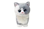 Fanituotteet - Ty - Beanie Boos - Furley Cat Grey/White /Plush - Plyysi - 0008421374113