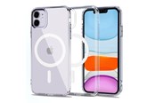 Puhelin - Kannet ja kotelot - Tech-Protect MagMat MagSafe Case for iPhone 11 - Transparent - 9589046922572
