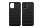 Puhelin - Kannet ja kotelot - Hurtel Carbon Case for Realme 10 5G / Realme 9i 5G Flexible Silicone Carbon Cover Black - 9145576271872