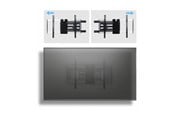 Seinäkiinnitys, AV-kiinnikkeet & AV-kalusteet - StarTech.com Startech mounting kit - articulating - for flat panel - low profile VESA 600x400 45Kg - black silver - TAA Compliant - Max 45 kg - recommended for 65" - 65SAP2-TV-WALL-MOUNT