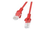Verkkokaapelit - Lanberg patch cable - 50 cm - red RAL 3017 - Punainen - 0.5m - PCU5-20CC-0050-R