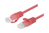 Verkkokaapelit - Lanberg patch cable - 3 m - red RAL 3017 - Punainen - 3m - PCU6-20CC-0300-R