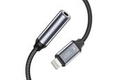 Audiokaapelit - Tech-Protect UltraBoost Lightning / mini jack 3.5mm adapter - black - 9490713929599