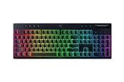Näppäimistöt - Razer BlackWidow V4 Low-Profile HyperSpeed - Yellow Mechanical (Smooth and Linear) - Pelinäppäimistö - Englanti (US) - Musta - RZ03-05271500-R3M1
