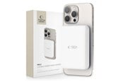 Powerbank - Tech-Protect LifeMag PB11 Power Bank with MagSafe 10000mAh 15W USB-C Port - White + USB-C Cable Powerbank - Valkoinen - 10000 mAh - 5906302309467