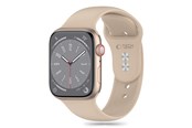 Smartwatch - Lisävarusteet - Tech-Protect Silicone Strap for Apple Watch 4 / 5 / 6 / 7 / 8 / 9 / SE / Ultra 1 / 2 (42 / 44 / 45 / 49 mm) - Brown - 5906302310005