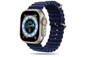 Smartwatch - Lisävarusteet - Tech-Protect IconBand Pro Strap for Apple Watch 4 / 5 / 6 / 7 / 8 / 9 / SE / Ultra 1 / 2 (42 / 44 / 45 / 49 mm) - Navy Blue - 5906302310272