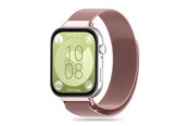 Smartwatch - Lisävarusteet - Tech-Protect MilaneseBand Strap for Huawei Watch Fit 3 - Pink - 5906302310487