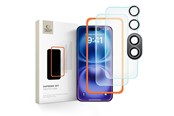 Puhelintarvikkeet - Näytönsuojat - Tech-Protect Supreme Set Tempered Glass for iPhone 16 - Clear (3 pcs) - 5906302310906