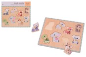 Puulelut - Jouéco The Wildies Family knobpuzzle - 263-80132
