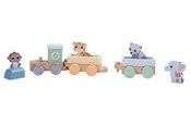 Puulelut - Jouéco The Wildies Family Trainset with animals - 263-80088