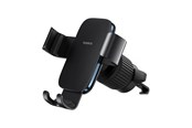 Puhelin - Muut lisävarusteet - Baseus Metal Age 3 Car Phone Holder Gravity for Air Vent - Black - C40467600111-01