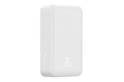 Powerbank - Baseus EnerFill FM41 20000mAh 20W Magnetic Power Bank with USB-C to USB-C Cable 30cm - White Powerbank - Valkoinen - 20000 mAh - E0027U01