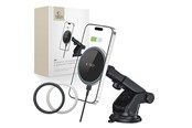 Puhelin - Adapterit & Laturit - Tech-Protect A2 Car Phone Holder with MagSafe 15W Inductive Charger for Cockpit - Black - 9589046926723