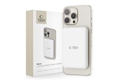 Powerbank - Tech-Protect LifeMag PB10 Power Bank with MagSafe 5000mAh 15W USB-C Port - White + USB-C Cable Powerbank - Valkoinen - 5000 mAh - 9589046926709