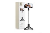 Puhelin - Muut lisävarusteet - Tech-Protect L02S Bluetooth Selfie Stick with Tripod up to 72cm - Black - 9490713937099