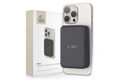Powerbank - Tech-Protect LifeMag PB11 Power Bank with MagSafe 10000mAh 15W USB-C Port - Black + USB-C Cable Powerbank - musta - 10000 mAh - 9490713927472