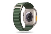 Smartwatch - Lisävarusteet - Tech-Protect  Nylon Pro Strap for Apple Watch 4 / 5 / 6 / 7 / 8 / 9 / SE / Ultra 1 / 2 (42 / 44 / 45 / 49 mm) - Dark Green - 9490713928363
