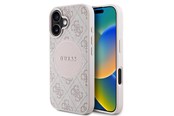 Puhelin - Kannet ja kotelot - GUESS 4G Circle Classic Logo MagSafe iPhone 16 Case - Pink - 3666339426774