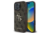 Puhelin - Kannet ja kotelot - GUESS 4G Big Logo Case for iPhone 16 Pro - Brown - 3666339327583