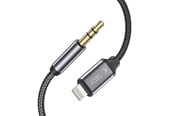Audiokaapelit - Tech-Protect  UltraBoost Lightning audio cable / mini jack 3.5mm 1m - black - 9490713929087