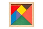 Palapelit - Duckiez Wooden Tangram Puzzle 7 pcs. Puu - 8709