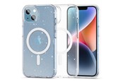 Puhelin - Kannet ja kotelot - Tech-Protect  FlexAir Hybrid MagSafe Case for iPhone 13 / 14 - Clear Glitter - 9490713930908