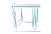 Seinäkiinnitys, AV-kiinnikkeet & AV-kalusteet - Middle Atlantic C5 Series Wood Kit mounting component - woodworker's drawings and hardware - Max - recommended for - C5-MK22-2