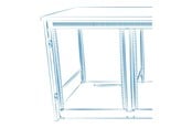 Seinäkiinnitys, AV-kiinnikkeet & AV-kalusteet - Middle Atlantic C5 Series Wood Kit mounting component - woodworker's drawings and hardware - Max - recommended for - C5-MK22-1